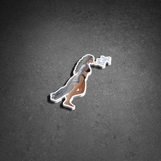 Rihanna 'Best on Earth' Illustrated Vinyl Sticker