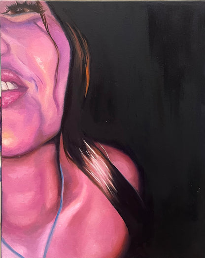 "Manufactured Happiness" Original Oil Painting