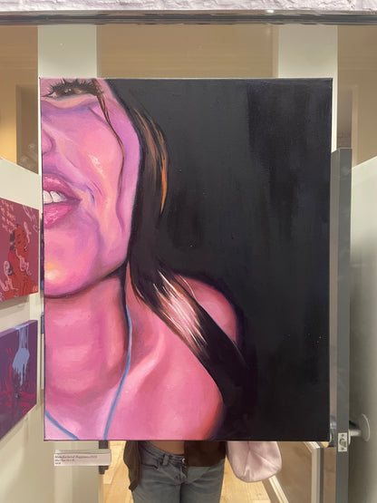 "Manufactured Happiness" Original Oil Painting