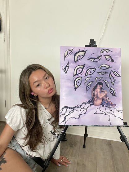 'Eye of the Beholder' Original Oil Painting Fine Art on Canvas