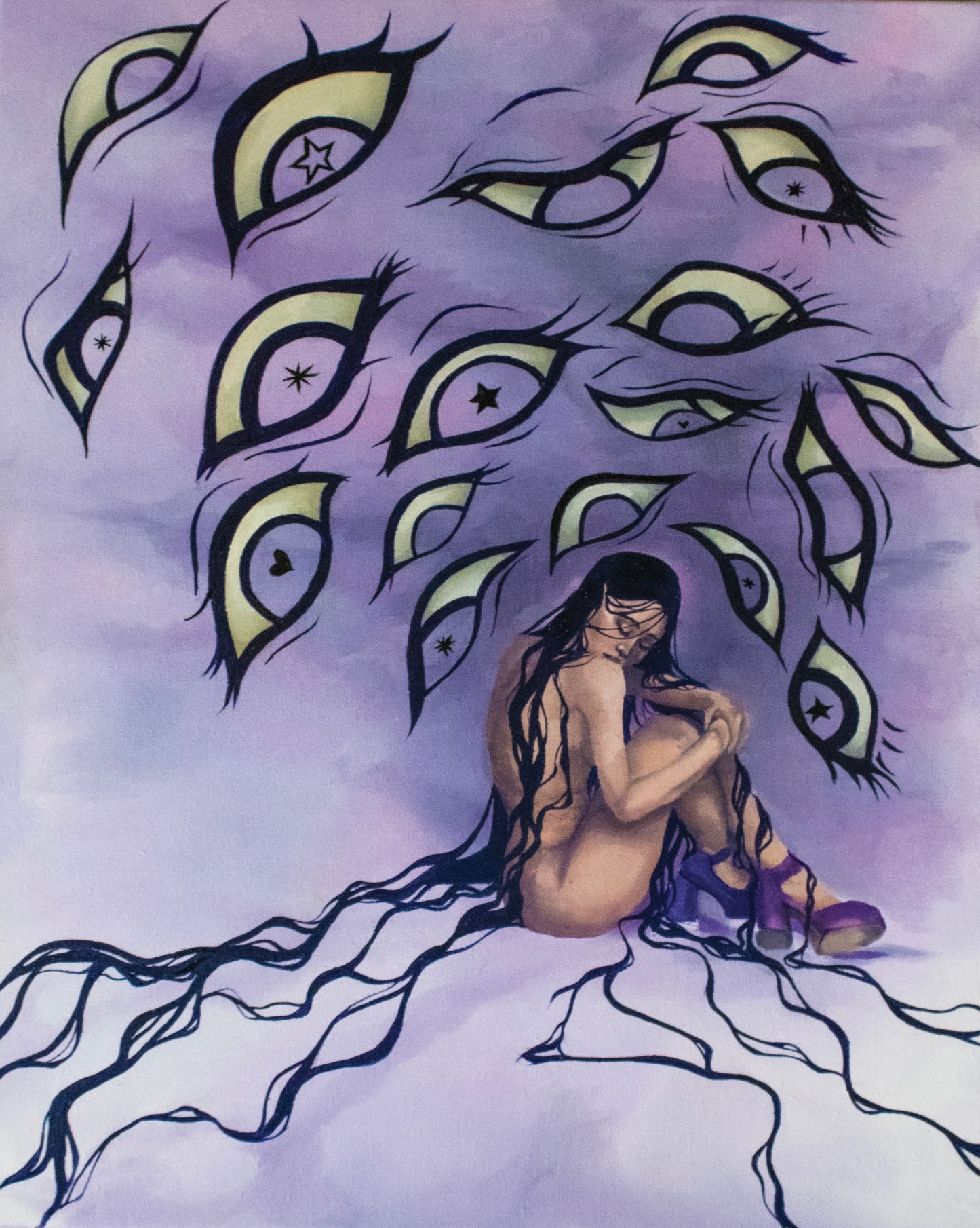 'Eye of the Beholder' Original Oil Painting Fine Art on Canvas