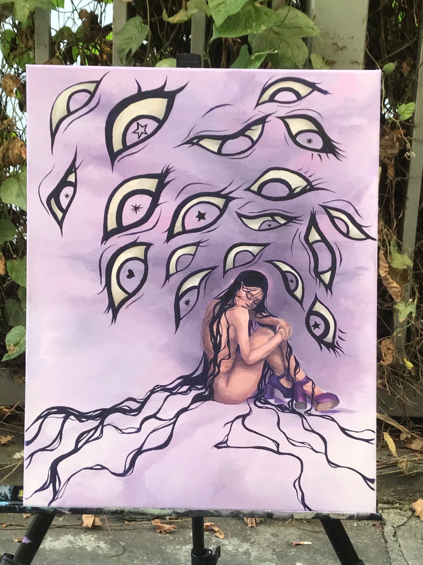 'Eye of the Beholder' Original Oil Painting Fine Art on Canvas