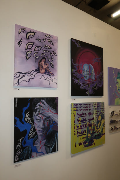 'Eye of the Beholder' Original Oil Painting Fine Art on Canvas