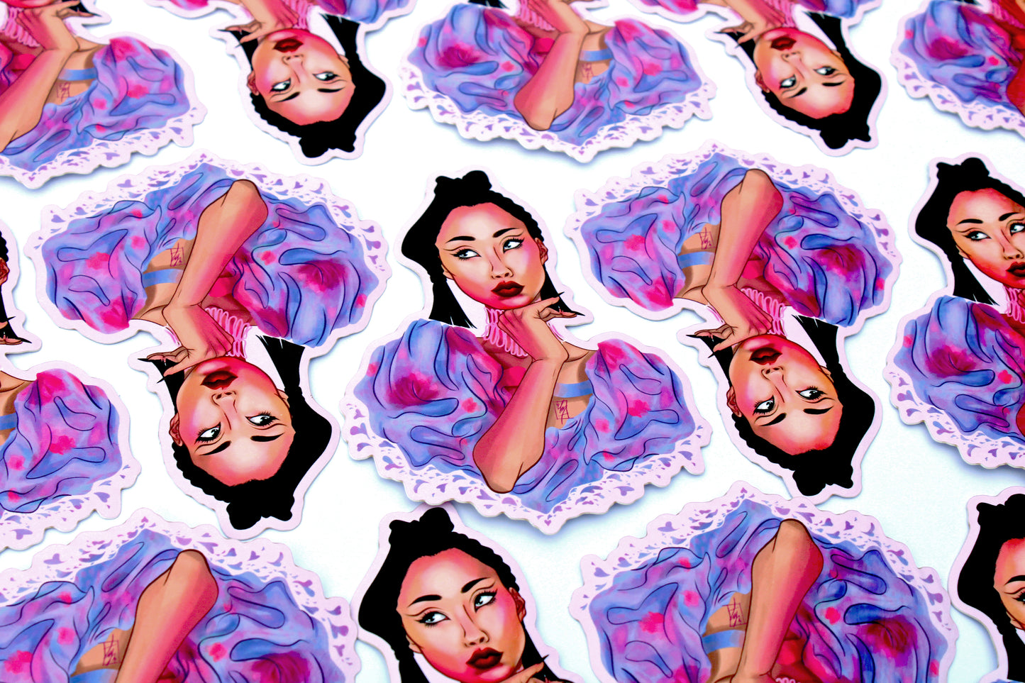 Rina Sawayama LUCID Vinyl Illustrated Weatherproof Sticker
