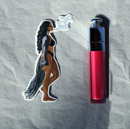 Rihanna 'Best on Earth' Illustrated Vinyl Sticker