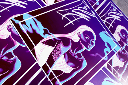 Smoke Screen Illustrated Digital Art Print