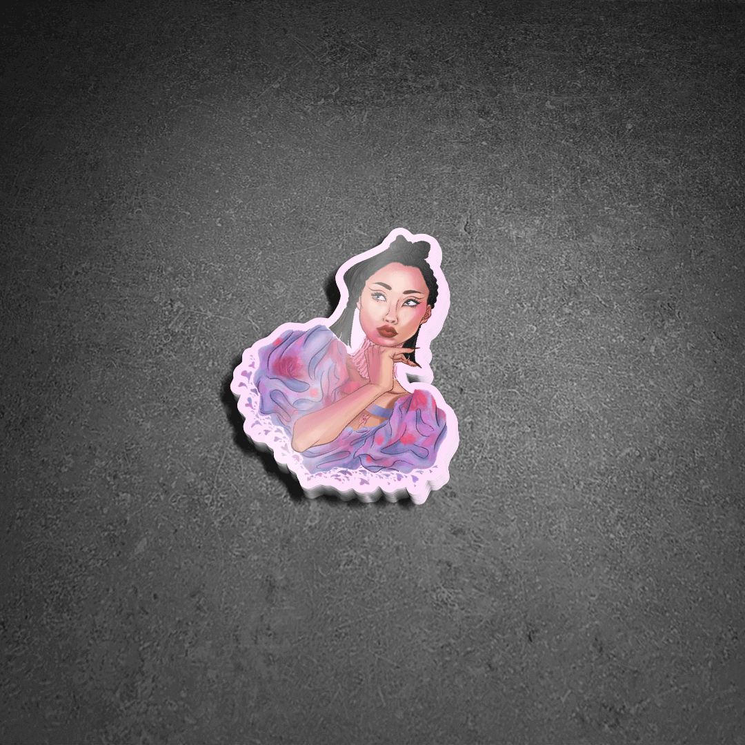 Rina Sawayama LUCID Vinyl Illustrated Weatherproof Sticker