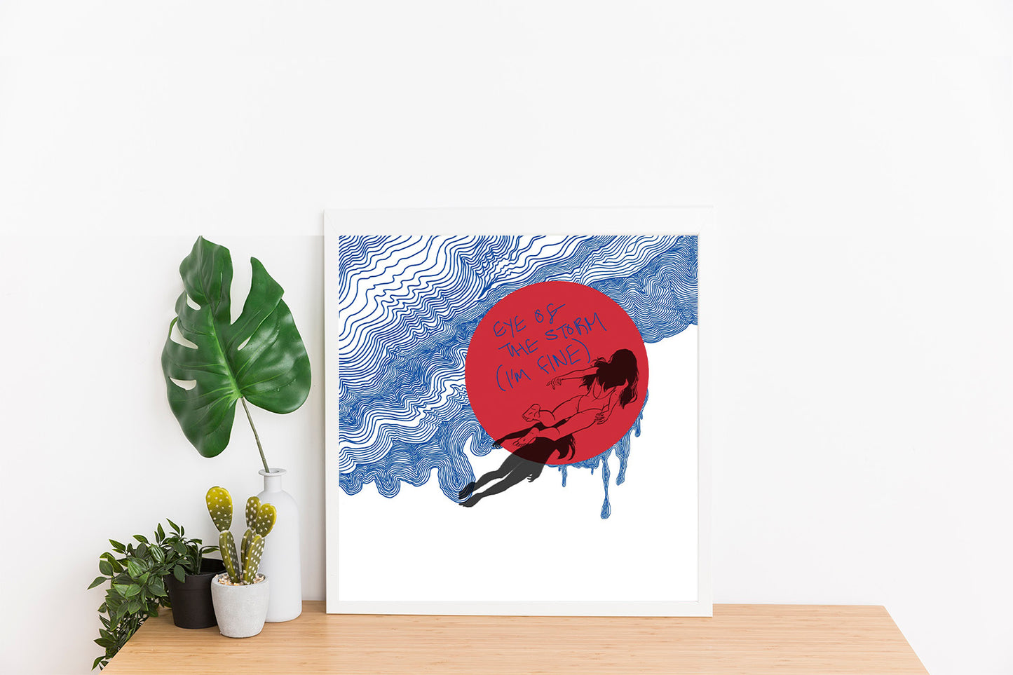 'Eye of the Storm' Digital Illustrated Art Print