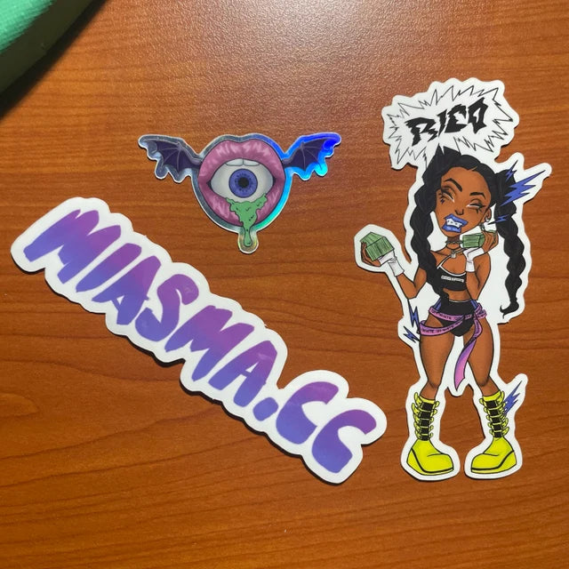 MIASMA.CC Logo Vinyl Sticker