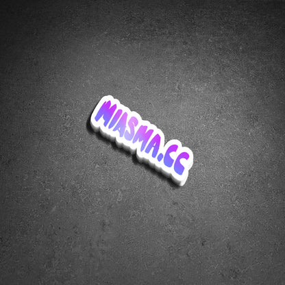 MIASMA.CC Logo Vinyl Sticker