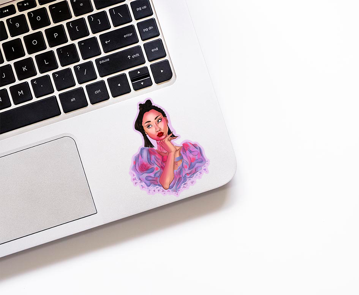 Rina Sawayama LUCID Vinyl Illustrated Weatherproof Sticker